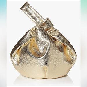 Chic Gold Wristlet Clutch